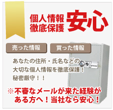 秘密厳守個人情報保護宅配買取おおくら
