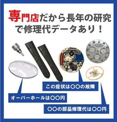 壊れたロレックス修理判断
